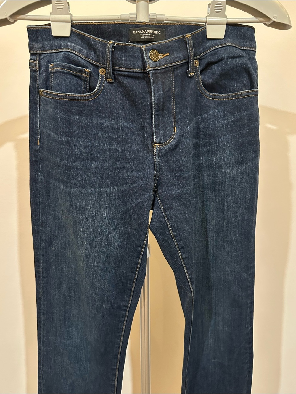 Banana Republic Women's Girlfriend  Jeans in Dark Blue